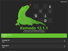 Tablet Screenshot of komodochess.com